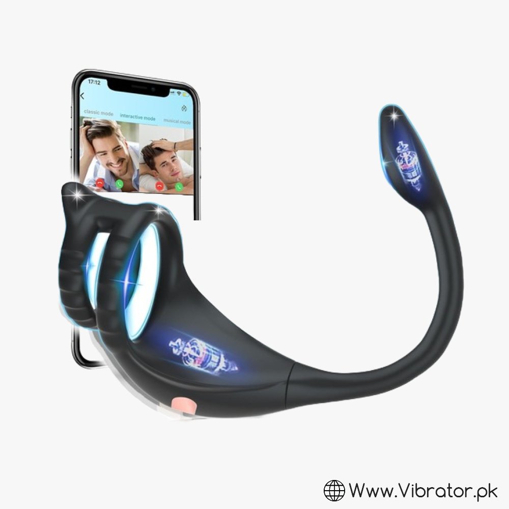 Cock Ring With Prostate Massager App Control