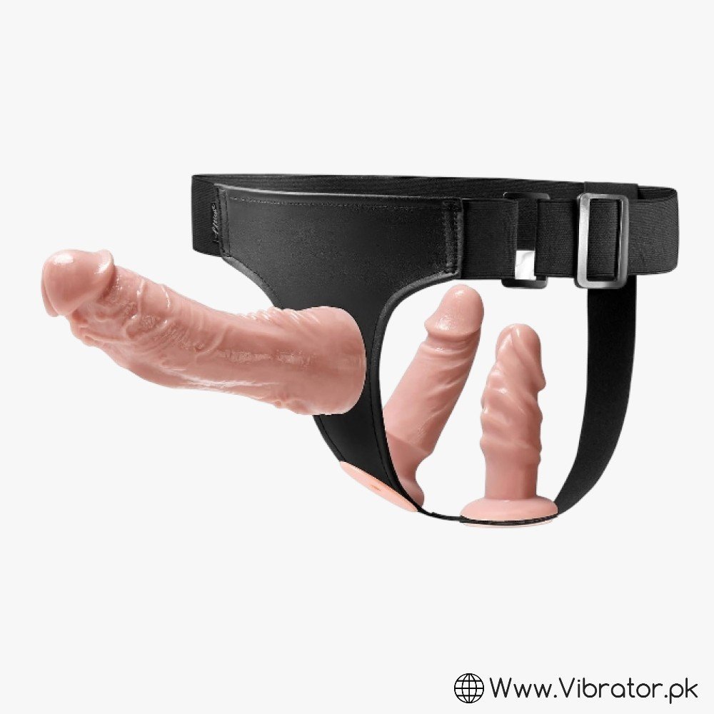 Utimi Strapon 3 Removable Realistic Silicone Dildos In Pakistan