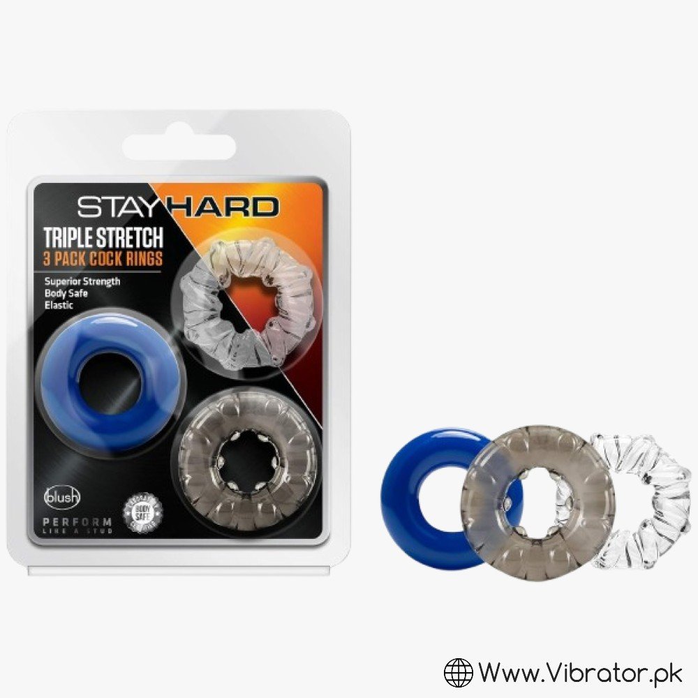 Blush Novelties Cock Ring Set 3 Pack