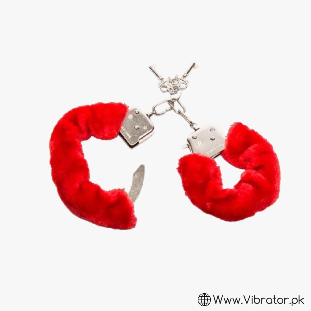 Lovehoney Red Furry Handcuffs In Pakistan