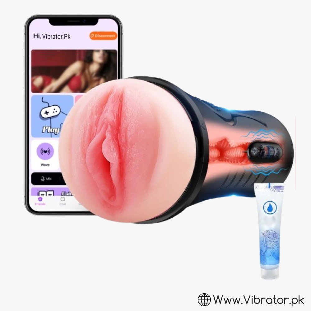 Vibrating Male Masturbator Squeezable Pocket Pussy
