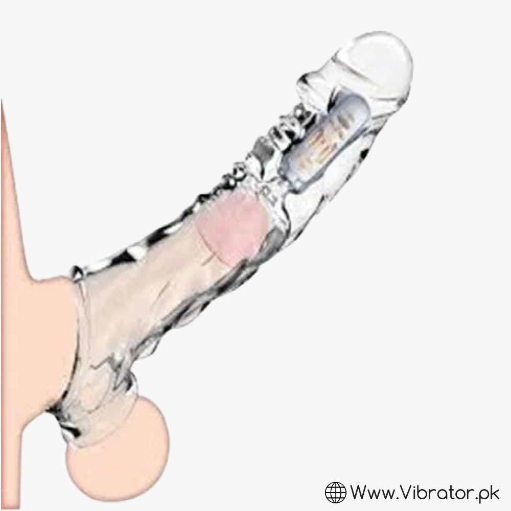 3.6 Inch Clear Reusable Penis Sleeve