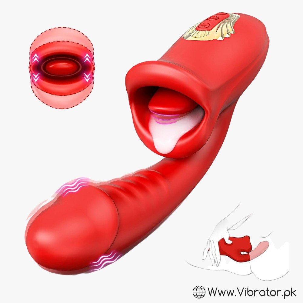 Tongue Rose Sex Toy Realistic Dildo Vibrators