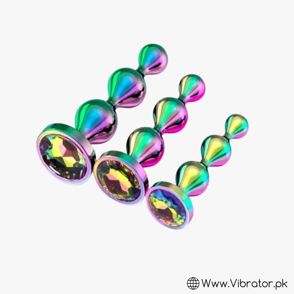 Metal Anal Beads Butt Plug Sex Toys For Men Women And Couples