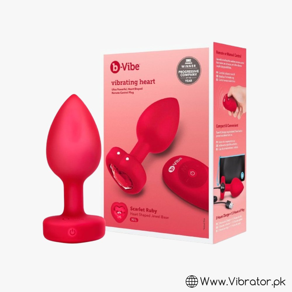 B Vibe Vibrating Jewel Butt Plug