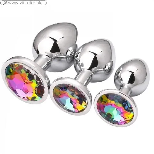 3 Pcs Luxury Jewelry Fetish Anal Butt Plug In Pakistan