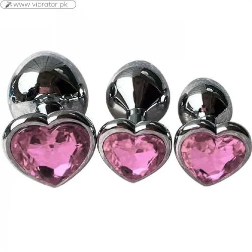 3Pcs Anal Butt Plugs Sex Toys In Pakistan