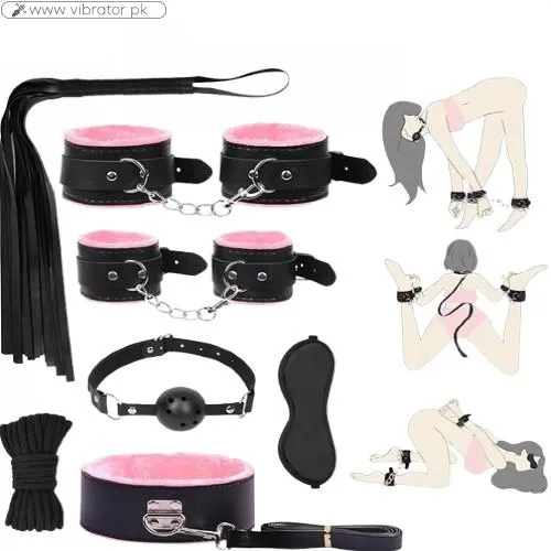 8 Pcs Sex Bondage Set In Pakistan