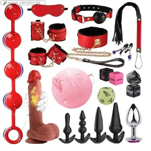 20pcs BDSM Anal Plug & Restraints Set for Adults In Pakistan