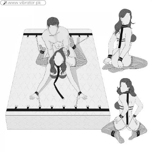 2-in-1 BDSM Bed Restraint Set for Couples In Pakistan