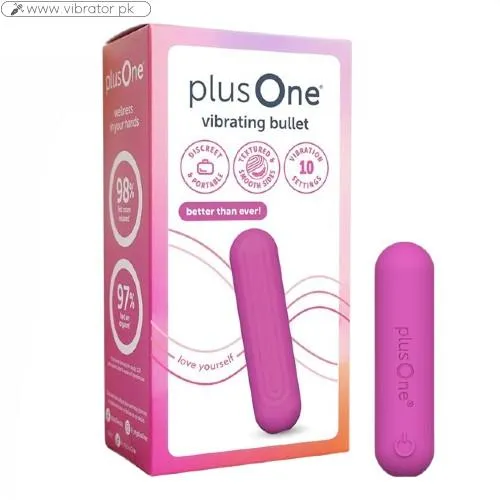 Plusone Waterproof and Rechargeable Vibrating Bullet