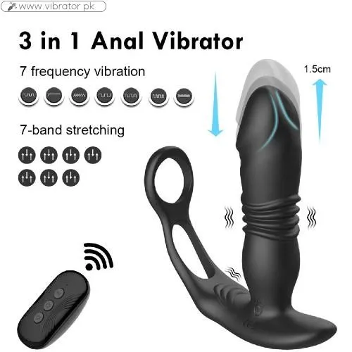 Thrusting Anal Vibrator Prostate Massager In Pakistan