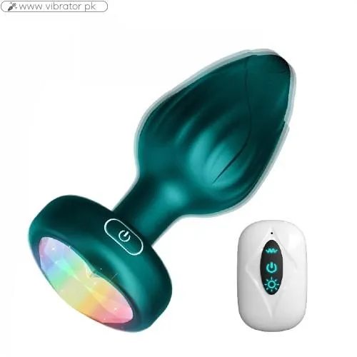 Vibrating Butt Plug Led Colorful Light In Pakistan